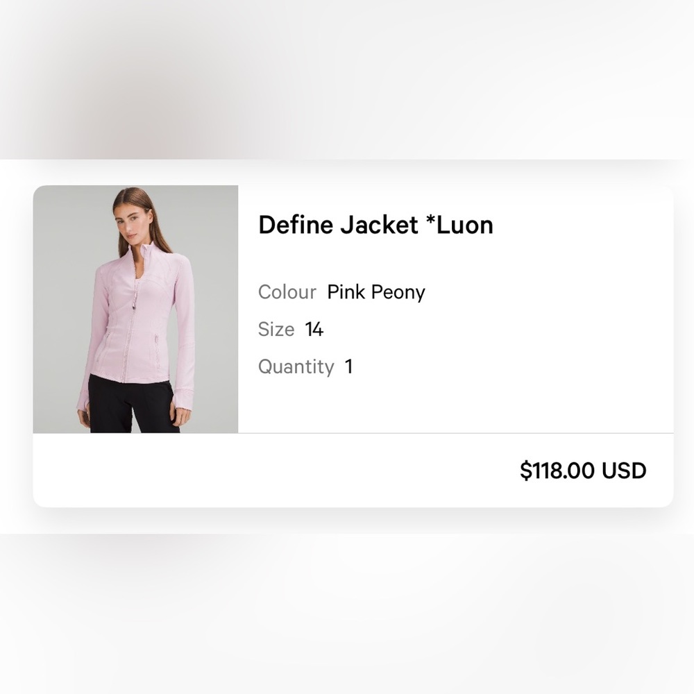 Lululemon Define Jacket